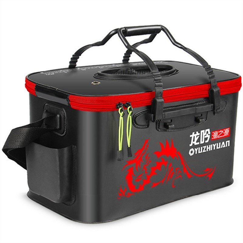 A FULL SET OF HIGH-CAPACITY FISH FOR OXYGEN. FOLDER DRUMS OF LIVE FISH DRUMS AND BUCKETS OF WATER